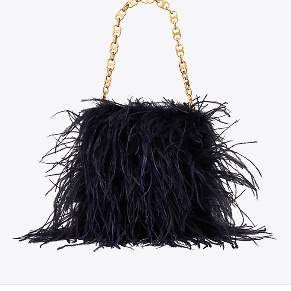 tory burch feather bag
